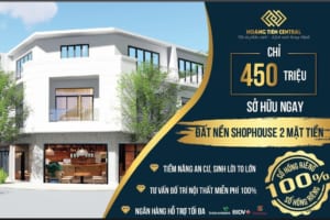 Dự án Shophouse Đất nền Hoàng Tiến Central