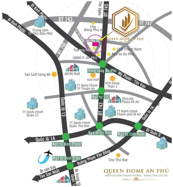 ĐẤT NỀN QUEEN HOME AN PHÚ