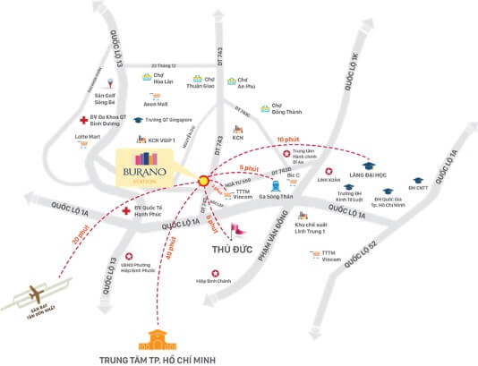 NHÀ PHỐ BURANO BÌNH DƯƠNG 