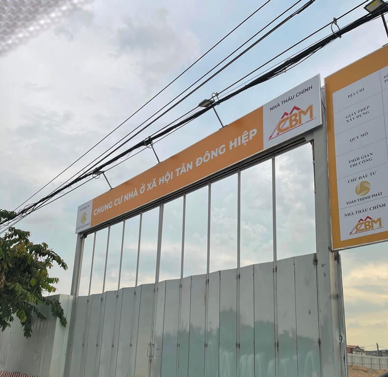 Dự án chung cư nhà ở xã hội Tân Đông Hiệp Bình Dương